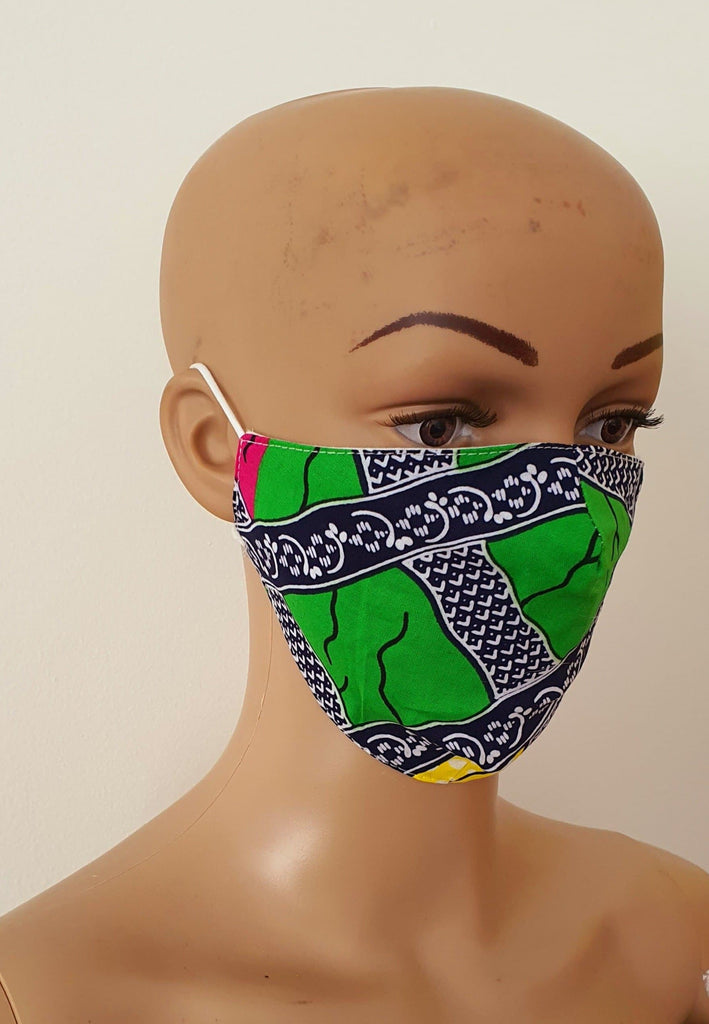 African Print Face Mask | Ankara Fabric Print Face Masks - African Clothing from CUMO LONDON