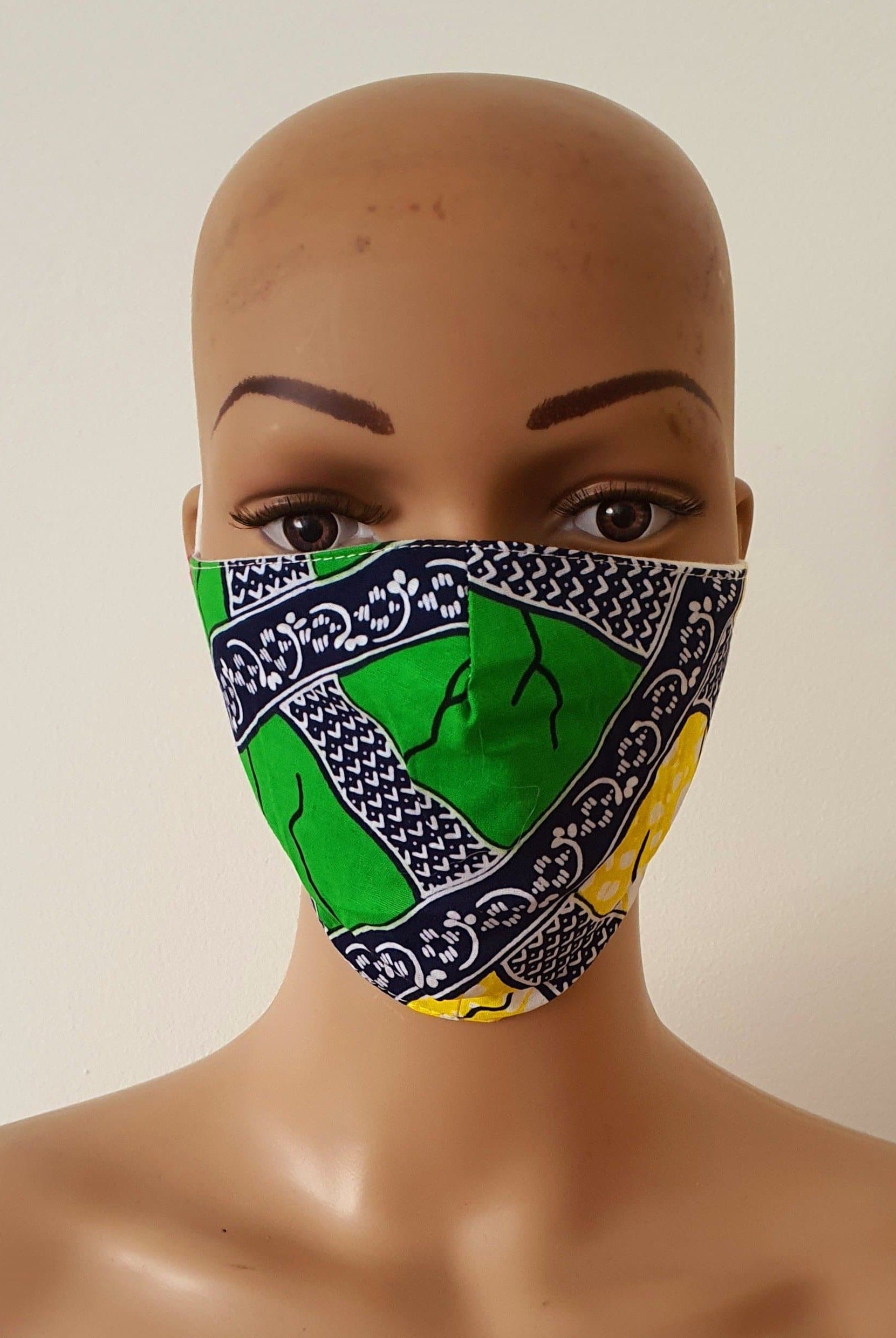African Print Face Mask | Ankara Fabric Print Face Masks - African Clothing from CUMO LONDON
