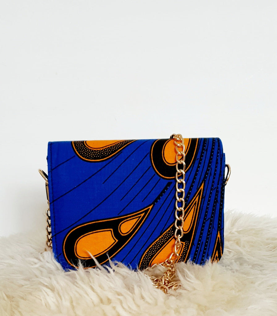 African Print Shoulder Bag Crossbody Ankara Print Bag - Nelly - African Clothing from CUMO LONDON