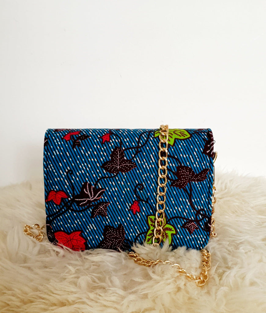 African Print Shoulder Bag Crossbody Ankara Print Bag - Titi - African Clothing from CUMO LONDON