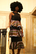 New in Mercedes African Print Ankara 3 Tier Skirts - African Clothing from CUMO LONDON