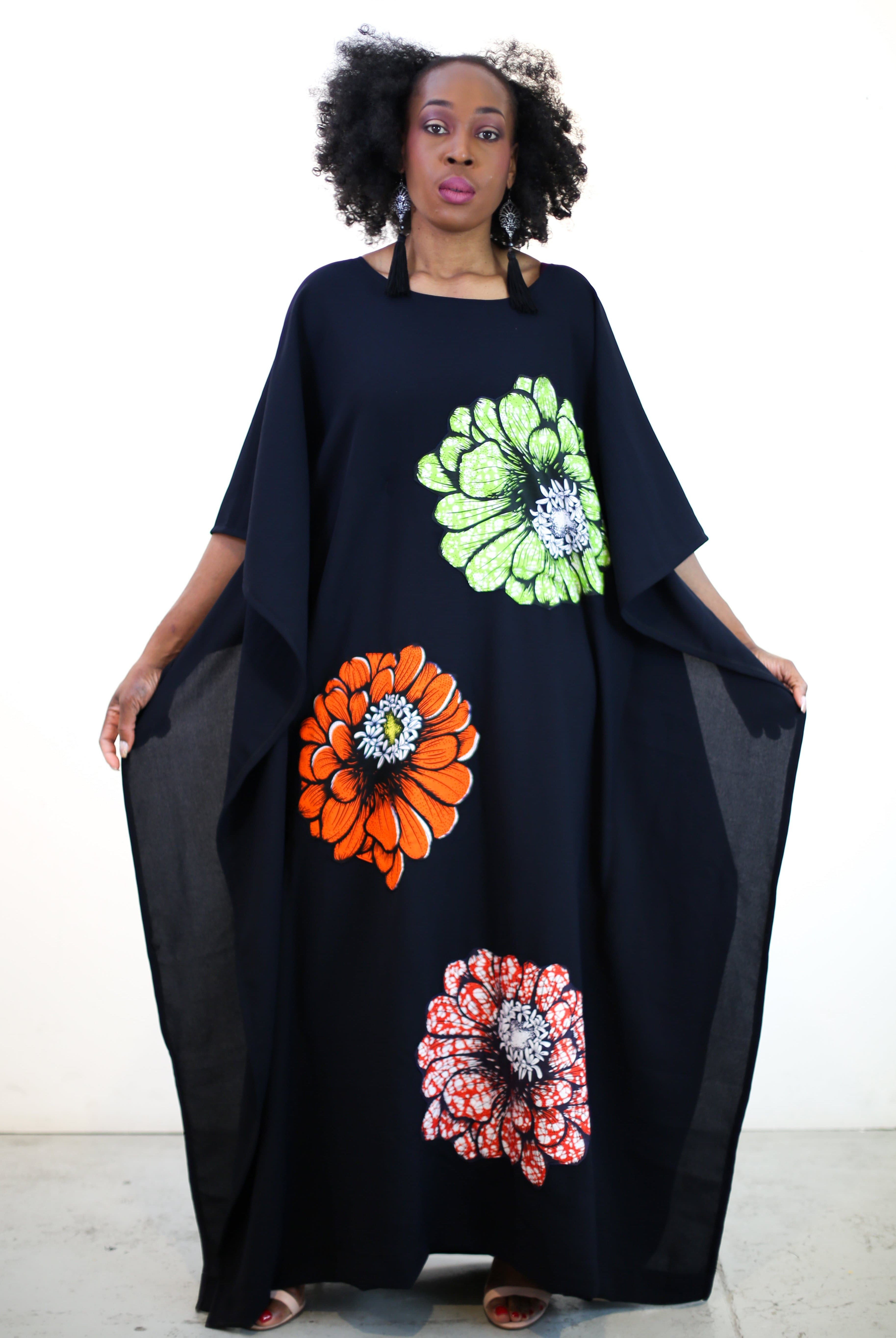Embellished Ankara Inspired Bubu - African Clothing from CUMO LONDON