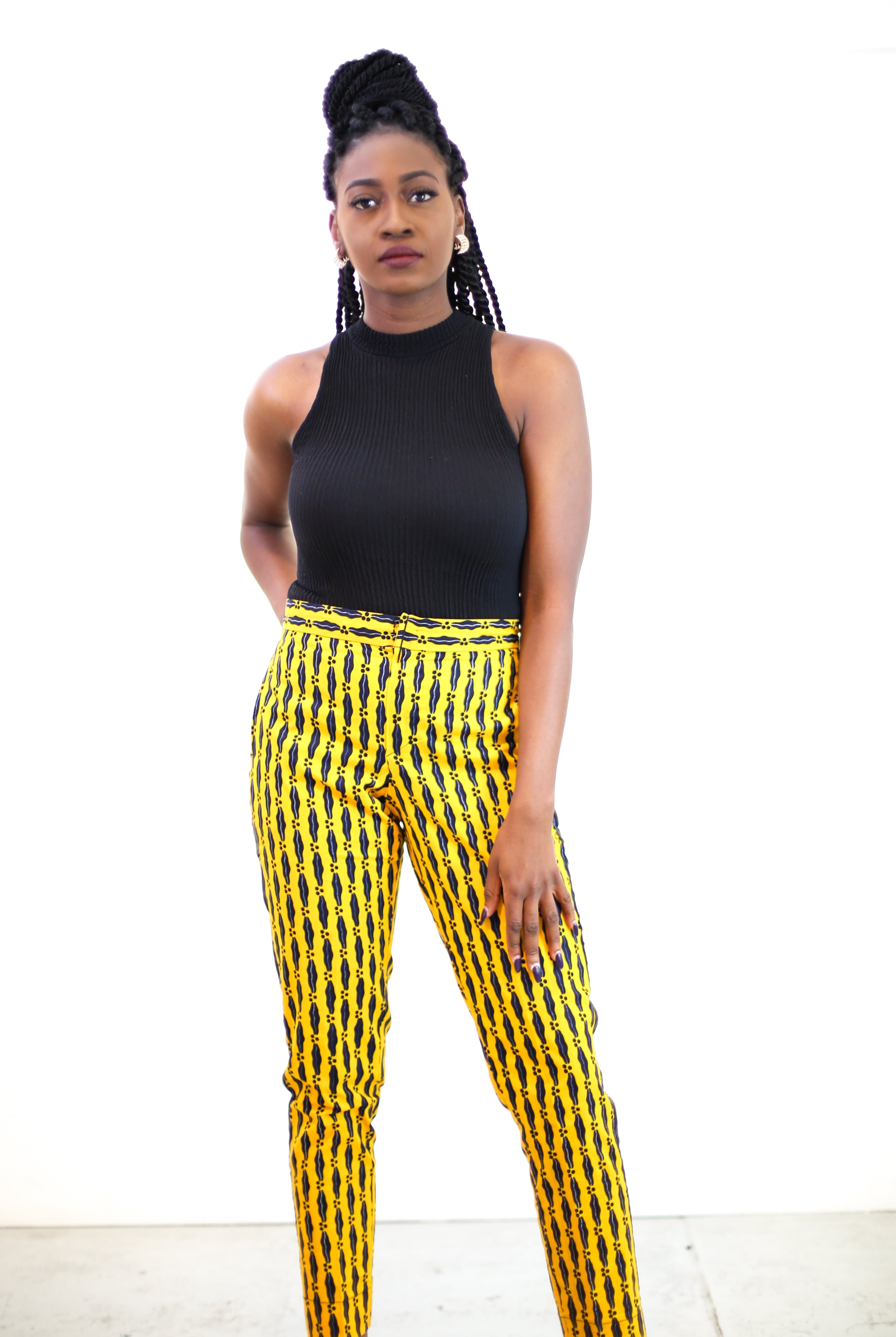 African Print Ankara Trousers - African Clothing from CUMO LONDON
