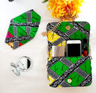 African Print Shoulder Bag with Matching Facemask - African Clothing from CUMO LONDON
