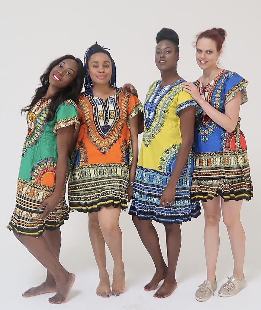 African Prints Danshiki Shirt (Unisex) - African Clothing from CUMO LONDON