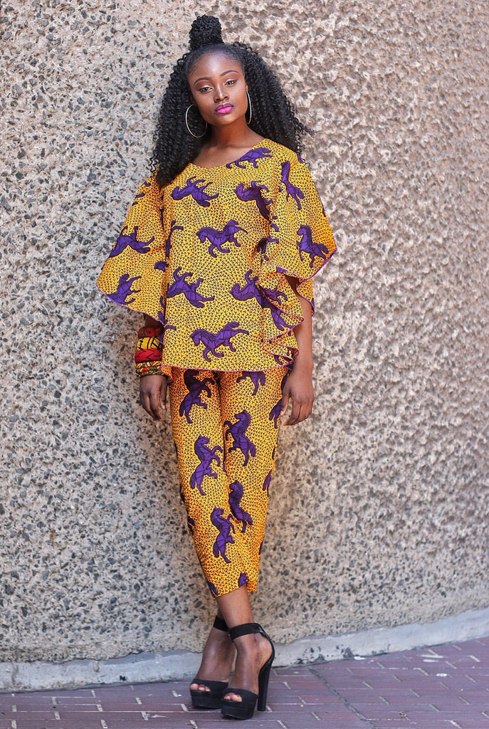 Ready to Wear African Print Ankara Top for Women - African Clothing from CUMO LONDON