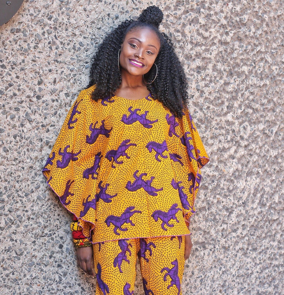 Ready to Wear African Print Ankara Top for Women - African Clothing from CUMO LONDON