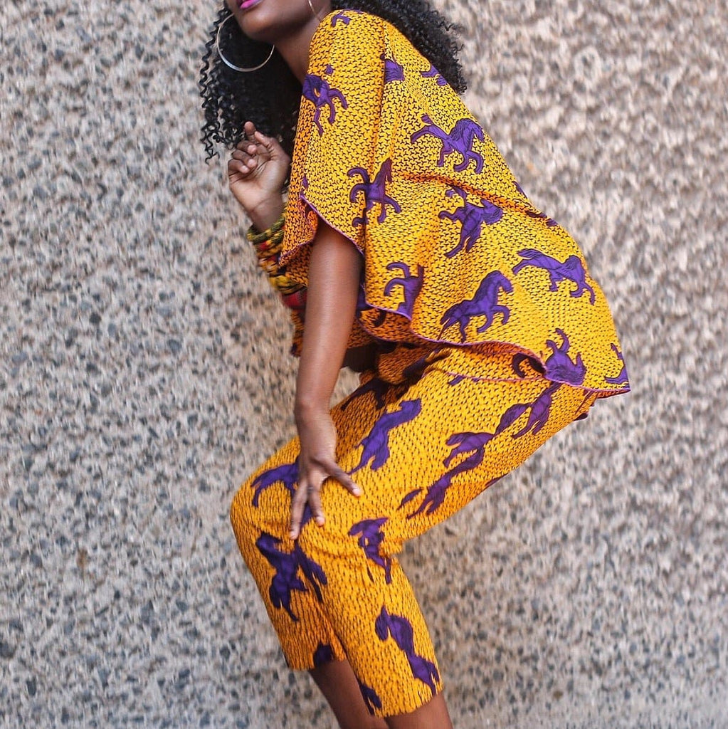 Ready to Wear African Print Ankara Top for Women - African Clothing from CUMO LONDON