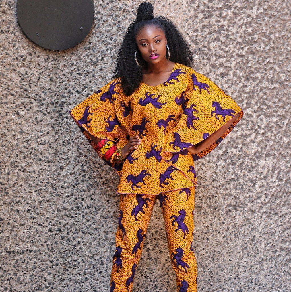 Ready to Wear African Print Ankara Top for Women - African Clothing from CUMO LONDON