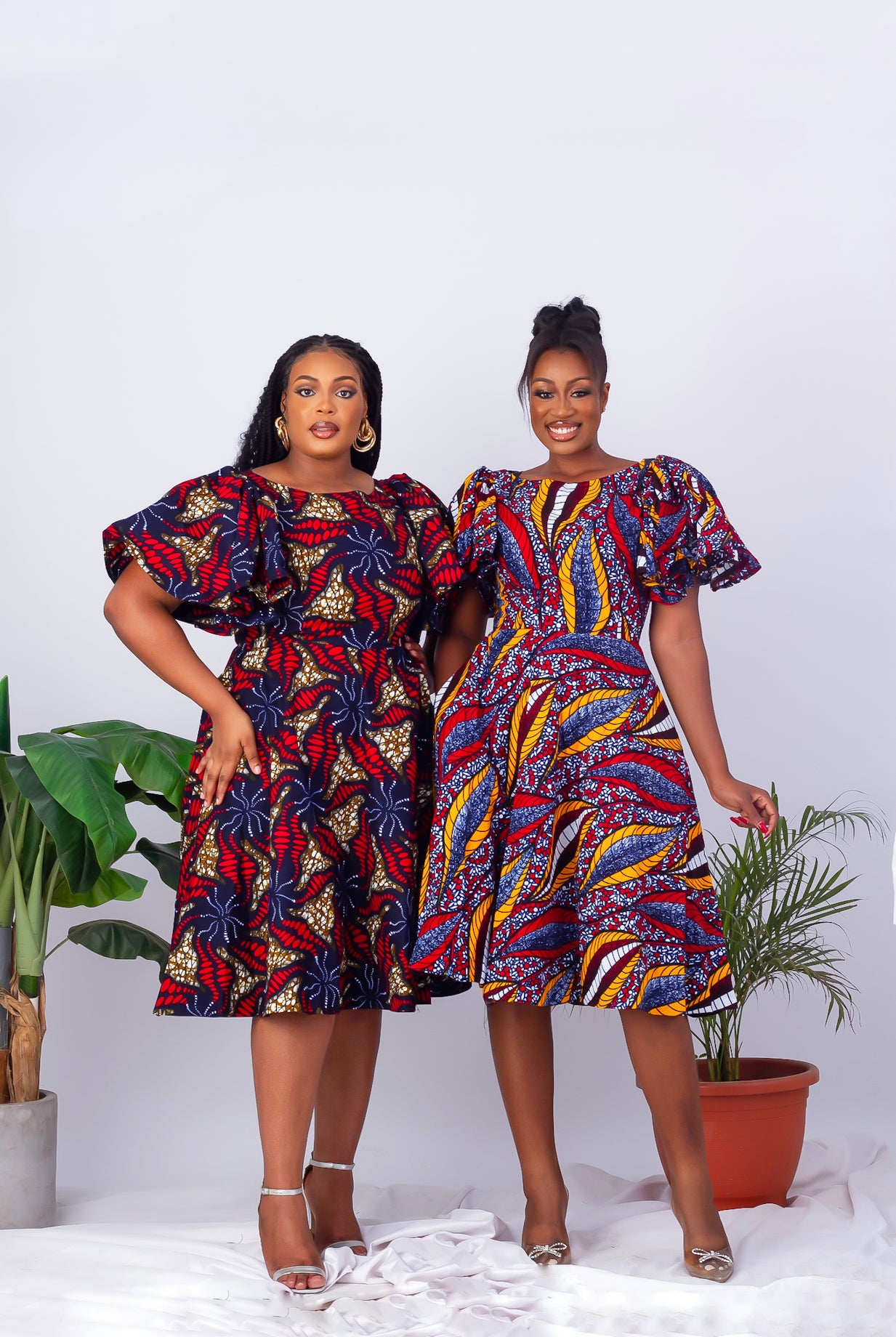 African Dresses for Women Ankara Print Fashion Women Dresses