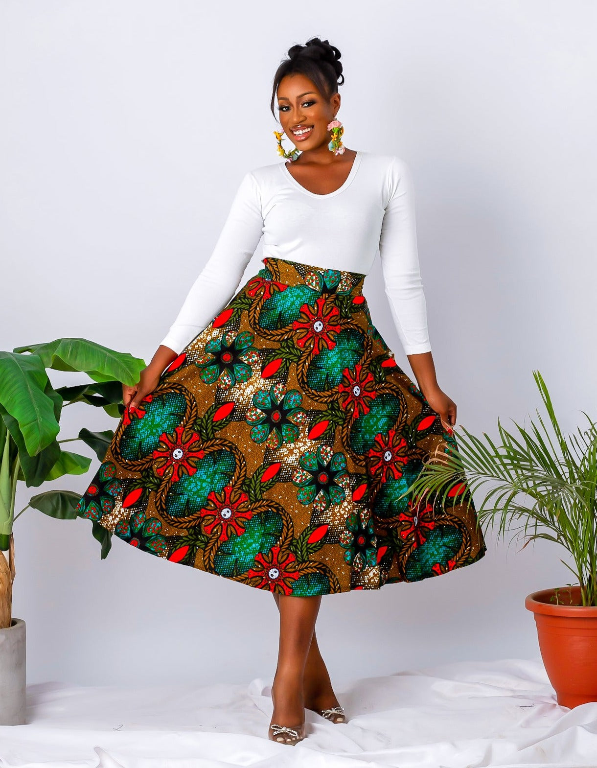 African skirt outfits deals