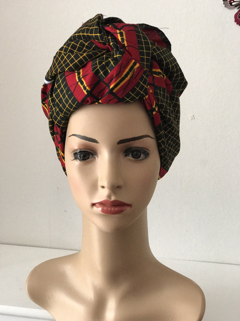 African Prints Cotton Square Scarf Ankara cotton Scarves Shawl Hijab - African Clothing from CUMO LONDON
