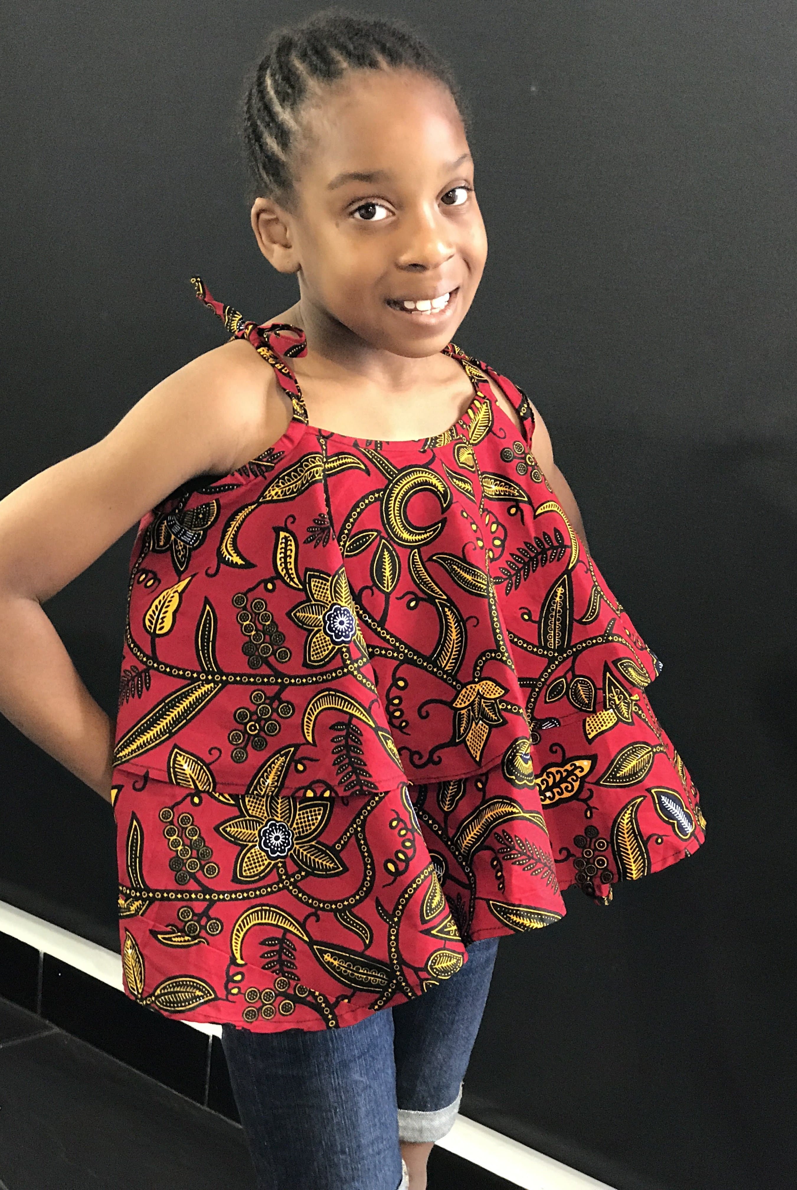 African Prints Ankara Top and shorts - African Clothing from CUMO LONDON