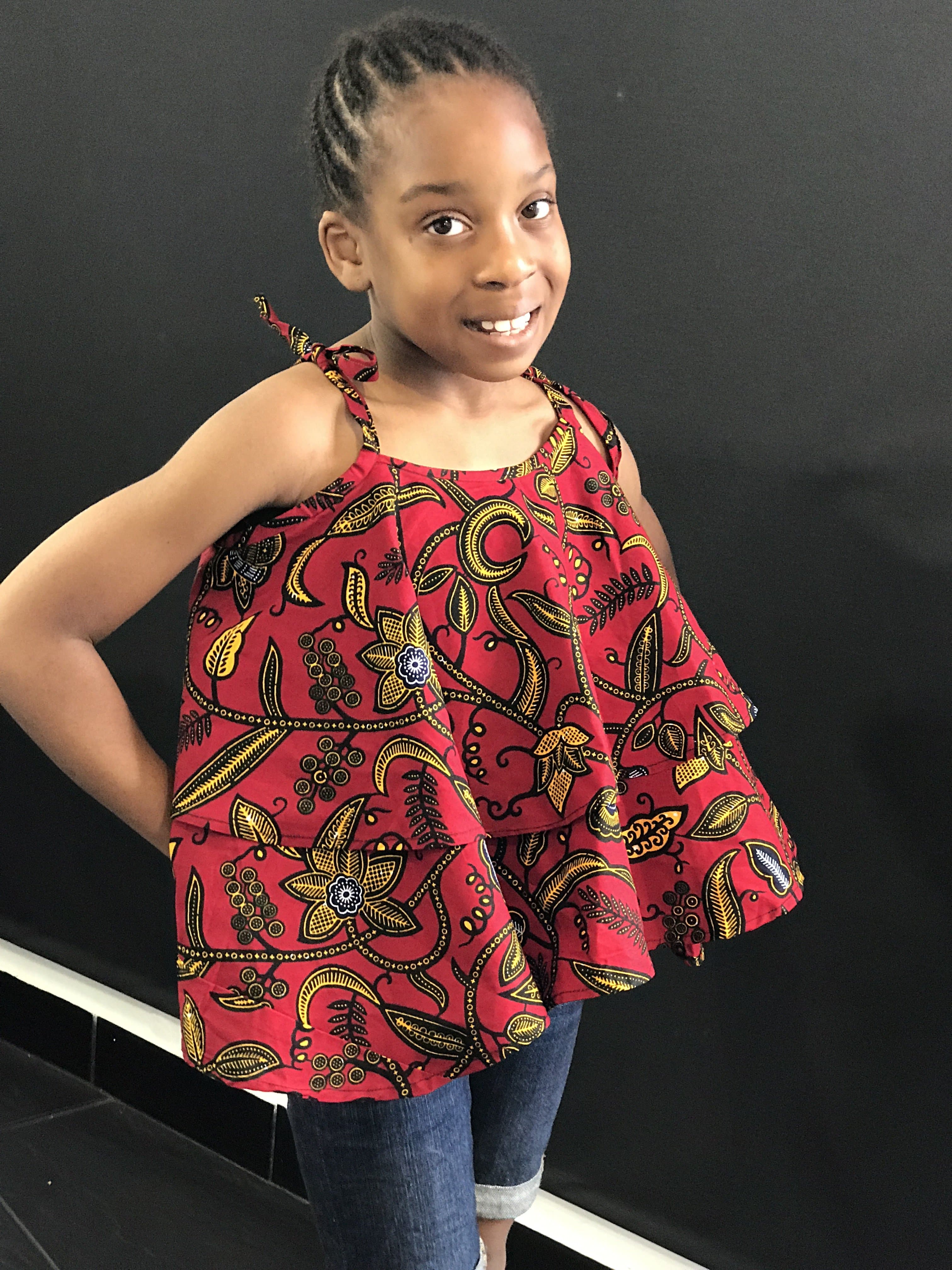 African Prints Ankara Top and shorts - African Clothing from CUMO LONDON