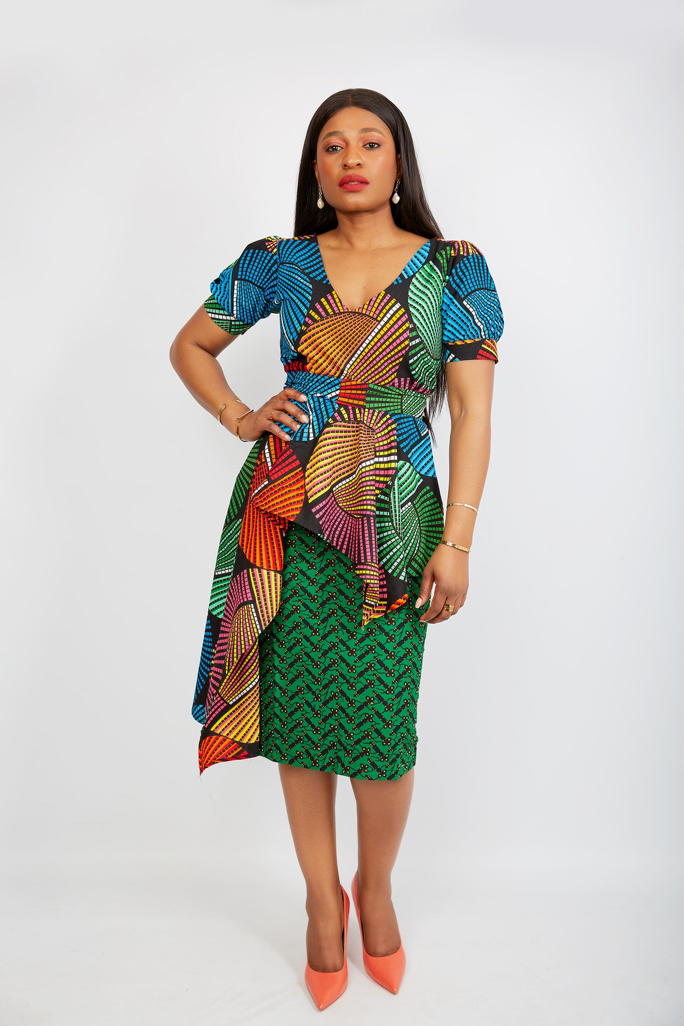 African print top | African Print Blouse | peplum top for women | African clothing for women | African Print blouse for women | African top