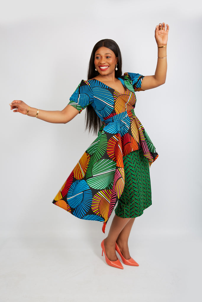 African print top | African Print Blouse | peplum top for women | African clothing for women | African Print blouse for women | African top