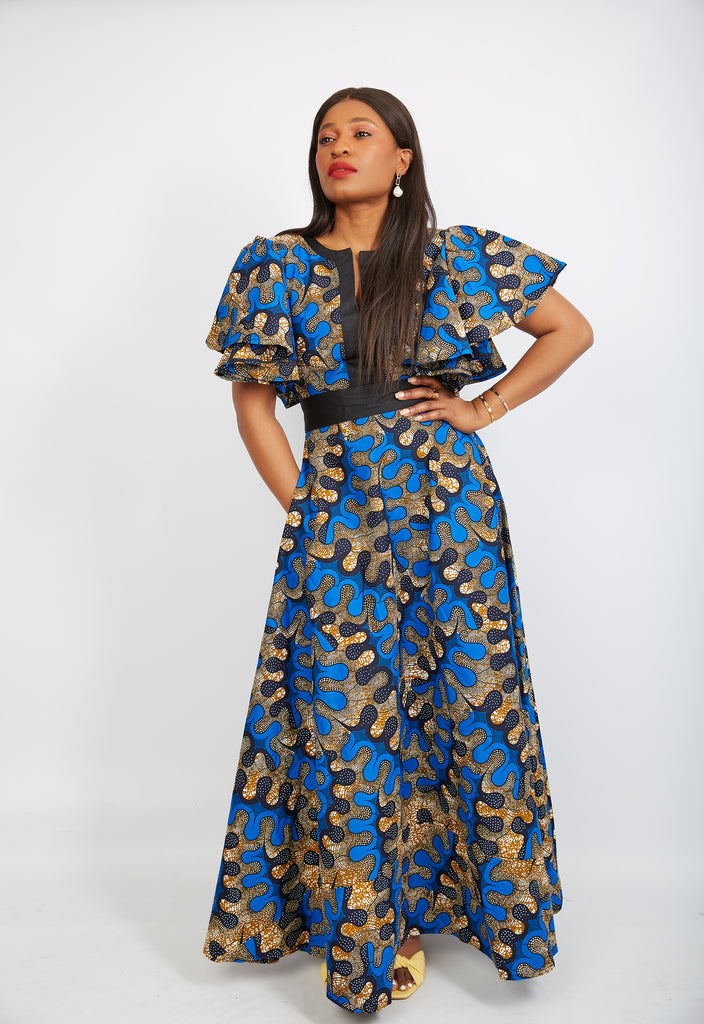 African dress for plus size women | African print clothing in the UK | Ready to wear African print outfits.