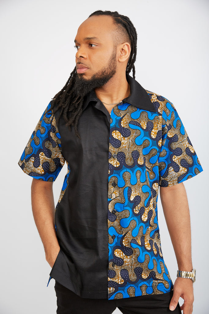 African print Shirt for Men | African Ankara Sweatshirt | African Clothing for Men | African print long sleeve shirt | Modern African Clothing for men | African shirt | Tribal pattern shirt for men | Ankara shirt | African print shorts | African print clothing UK | African print apparel | African Print clothing online | Trendy African clothing store | Buy African outfits for men | Matching African Print outfits | 2 pcs African print clothing