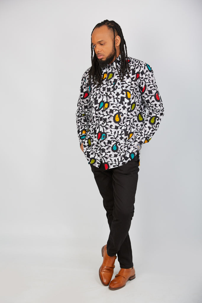 African print Shirt for Men | African Ankara Sweatshirt | African Clothing for Men | African print long sleeve shirt | Modern African Clothing for men | African shirt | Tribal pattern shirt for men | Ankara shirt | African print shorts | African print clothing UK | African print apparel | African Print clothing online | Trendy African clothing store | Buy African outfits for men | Matching African Print outfits | 2 pcs African print clothing