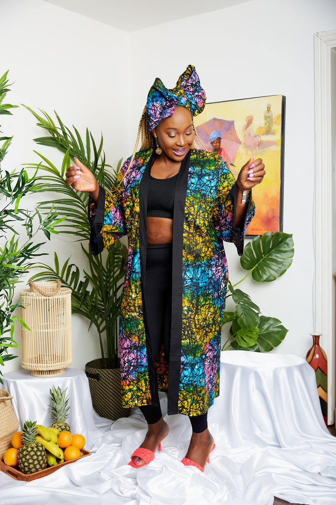 African Print Blazer | African print Jacket | African print Bomber Jacket | African Print Outerwear | Fall Fashion for African women | sustainable African Fashion | recycled African print clothing | Ethically sourced fashion | ethically sourced clothing | handmade clothing | African clothing for women | Ankara jacket | Tribal prints kimono | Floral African print clothing | Cotton Blazer | African print workwear | African clothing UK | Black-owned fashion brand | UK Based African Fashion Brand