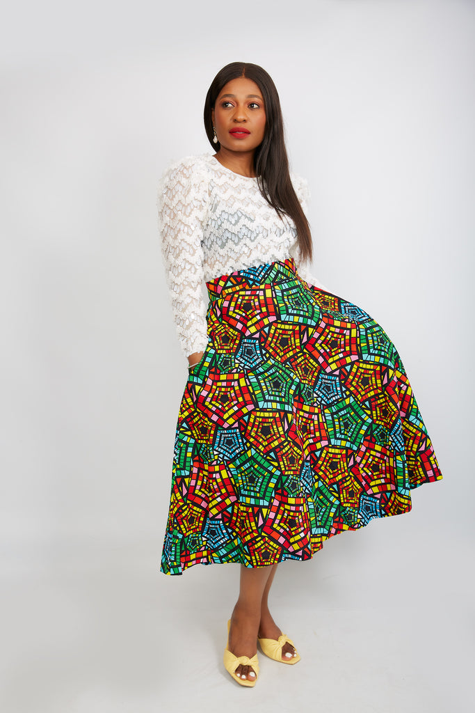 African Fashion | African Clothing | African Print Skirt | Cumo London ...