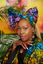 African print headwrap | Headgear | Ankara headwrap| Wax print scarf | African print scarf | African headgear | beautiful African headwraps 