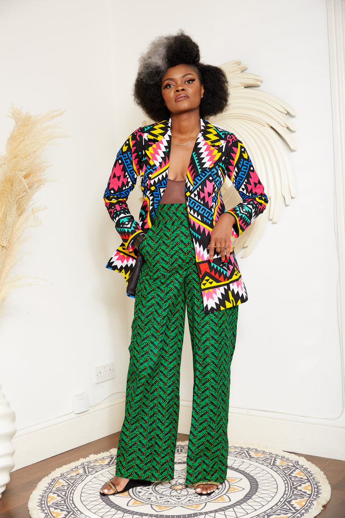 African Print Blazer | African print Jacket | African print Bomber Jacket | African Print Outerwear | Fall Fashion for African women | sustainable African Fashion | recycled African print clothing | Ethically sourced fashion | ethically sourced clothing | handmade clothing | African clothing for women | Ankara jacket | Tribal prints kimono | Floral African print clothing | Cotton Blazer | African print workwear | African clothing UK | Black-owned fashion brand | UK Based African Fashion Brand