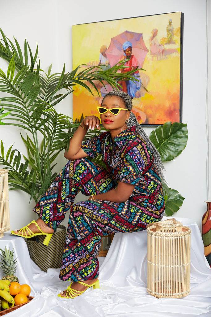 African Print Romper suit | African print Playsuit | African print Onesies | African Print Outerwear | Fall Fashion for African women | sustainable African Fashion | recycled African print clothing | Ethically sourced fashion | ethically sourced clothing | handmade clothing | African clothing for women | Ankara jacket | Tribal prints kimono | Floral African print clothing | Cotton Blazer | African print workwear | African clothing UK | Black-owned fashion brand | UK Based African Fashion Brand