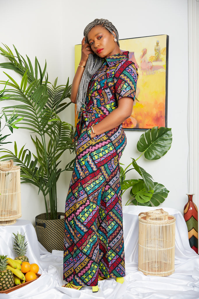 African Print Romper suit | African print Playsuit | African print Onesies | African Print Outerwear | Fall Fashion for African women | sustainable African Fashion | recycled African print clothing | Ethically sourced fashion | ethically sourced clothing | handmade clothing | African clothing for women | Ankara jacket | Tribal prints kimono | Floral African print clothing | Cotton Blazer | African print workwear | African clothing UK | Black-owned fashion brand | UK Based African Fashion Brand