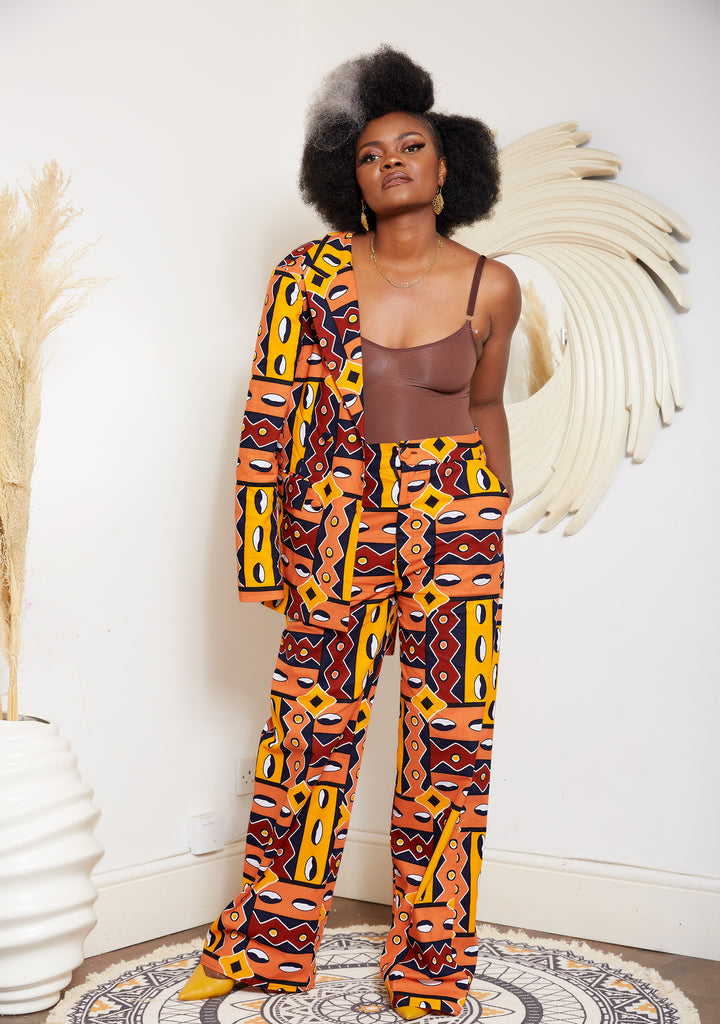 African print wide leg trousers | African print trousers UK | African print pants | African Print wide leg pants | African print clothing UK | Ready to wear African print pants | African Trouser styles | African clothing | African outfit | Ankara print  Trousers | Ankara pants for Women | Ankara Styles Trousers for ladies | African pallazo Trousers | Danshiki Trousers | High waist African print wide leg pants | African high waist pants| African loose fit Trousers | African print Trousers