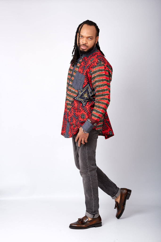 African print Shirt for Men | African Ankara Sweatshirt | African Clothing for Men | African print long sleeve shirt | Modern African Clothing for men | African shirt | Tribal pattern shirt for men | Ankara shirt | African print shorts | African print clothing UK | African print apparel | African Print clothing online | Trendy African clothing store | Buy African outfits for men | Matching African Print outfits | 2 pcs African print clothing