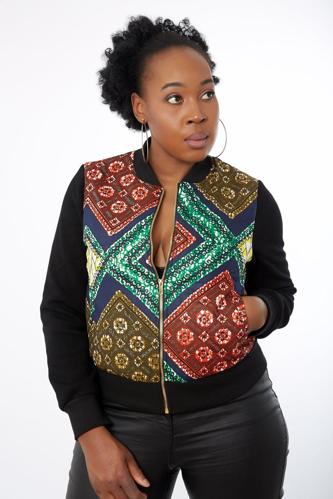  African Print Blazer | African print Jacket | African print Bomber Jacket | African Print Outerwear | Fall Fashion for African women | sustainable African Fashion | recycled African print clothing | Ethically sourced fashion | ethically sourced clothing | handmade clothing | African clothing for women | Ankara jacket | Tribal prints kimono | Floral African print clothing | Cotton Blazer | African print workwear | African clothing UK | Black-owned fashion brand | UK Based African Fashion Brand