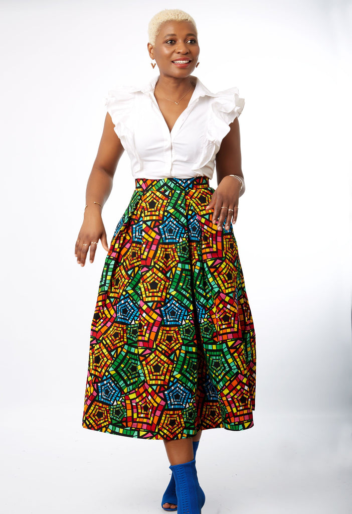 African Fashion | African Clothing | African Print Skirt | Cumo London ...