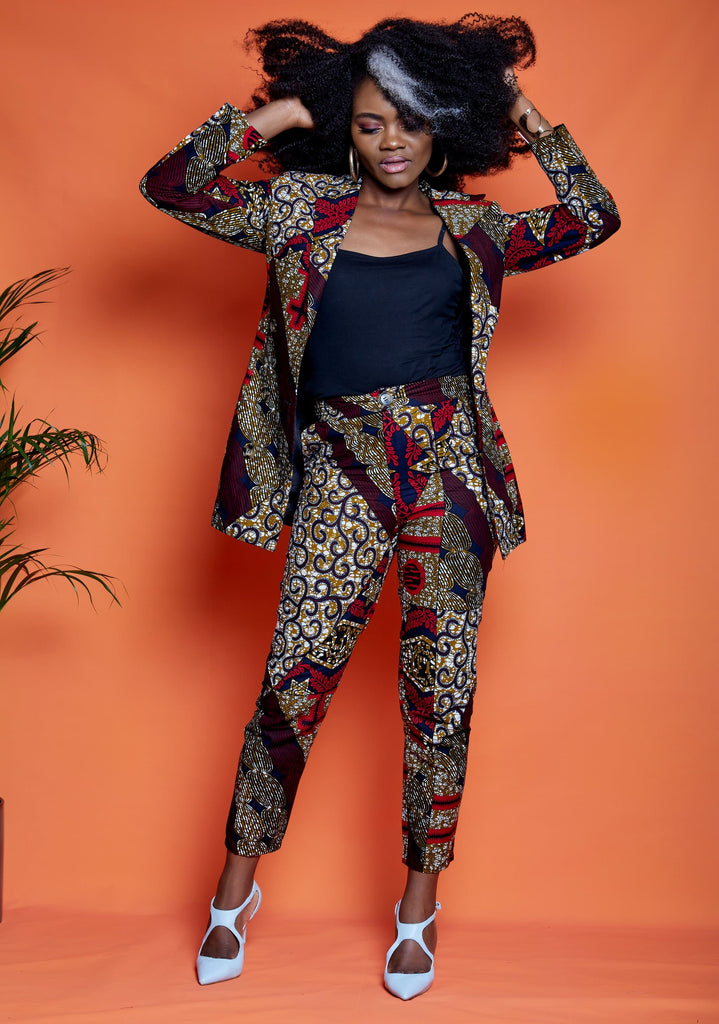 African Print Blazer | African print Jacket | African print Bomber Jacket | African Print Outerwear | Fall Fashion for African women | sustainable African Fashion | recycled African print clothing | Ethically sourced fashion | ethically sourced clothing | handmade clothing | African clothing for women | Ankara jacket | Tribal prints kimono | Floral African print clothing | Cotton Blazer | African print workwear | African clothing UK | Black-owned fashion brand | UK Based African Fashion Brand