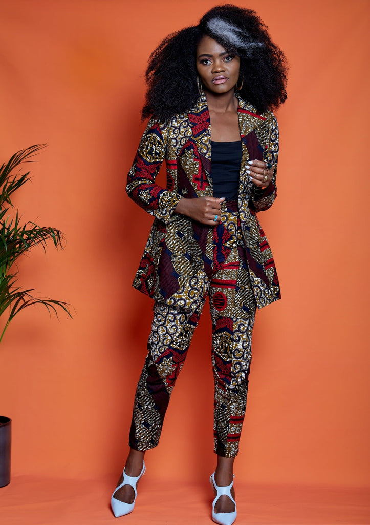 African Print Blazer | African print Jacket | African print Bomber Jacket | African Print Outerwear | Fall Fashion for African women | sustainable African Fashion | recycled African print clothing | Ethically sourced fashion | ethically sourced clothing | handmade clothing | African clothing for women | Ankara jacket | Tribal prints kimono | Floral African print clothing | Cotton Blazer | African print workwear | African clothing UK | Black-owned fashion brand | UK Based African Fashion Brand