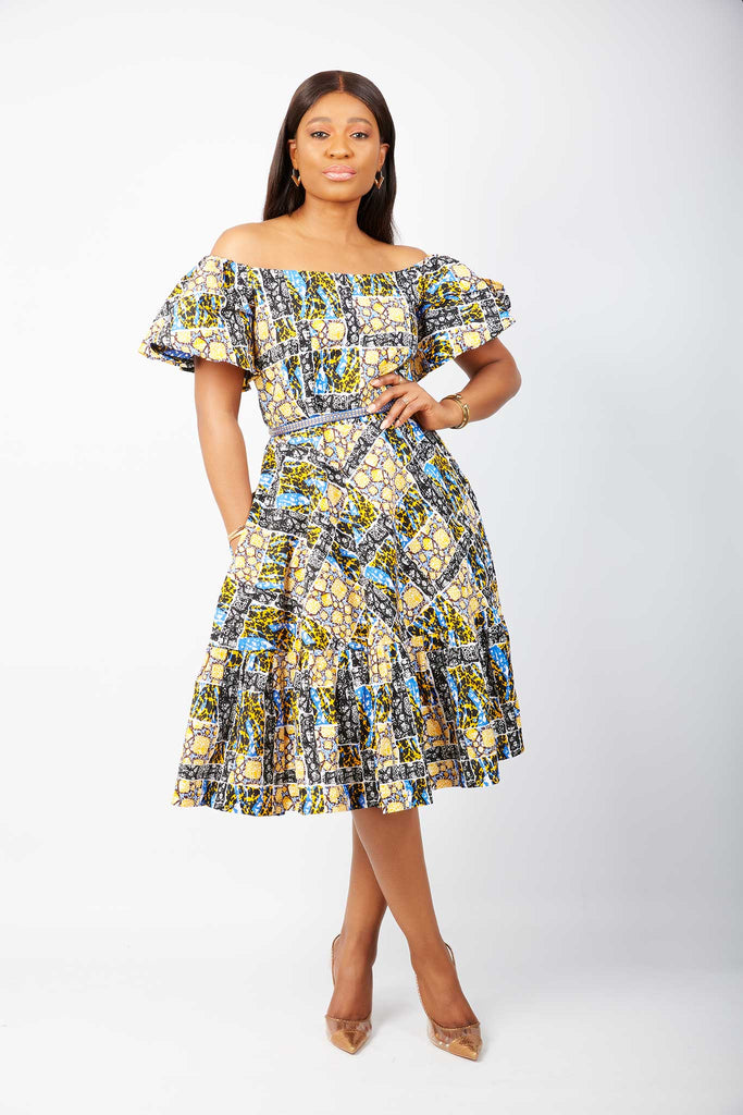 African dress for plus size women | African print clothing in the UK | Ready to wear African print outfits.