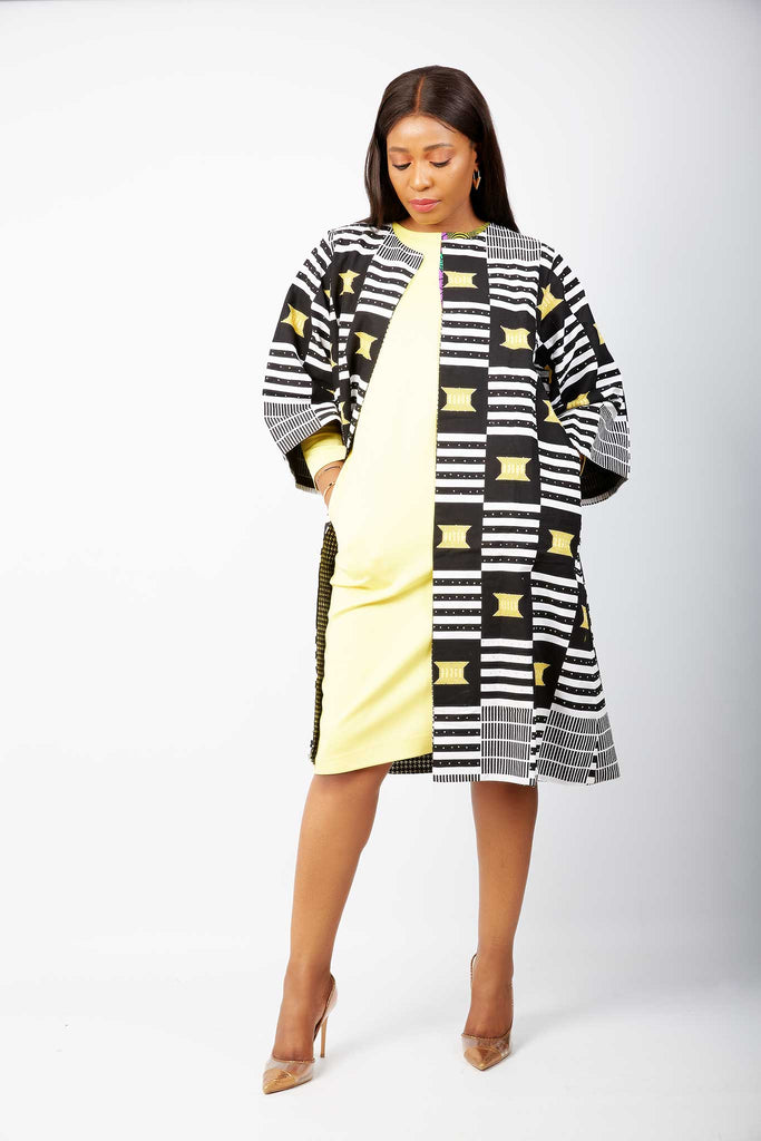 African apparel handmade in Africa, Buy African Print Jacket, Kimono, coat for special occasion from CUMO London.