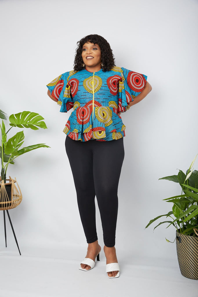 Black owned African Clothing Brand in the UK. Discover Sustainable and ethical African Print apparel handmade by local artisans in Africa. Traditional African Print Wrap Top, African Print Crop Top, modern African Print Off Shoulder top, Danshiki Shirt, Plus Size African print blouse, matching African couples outfits