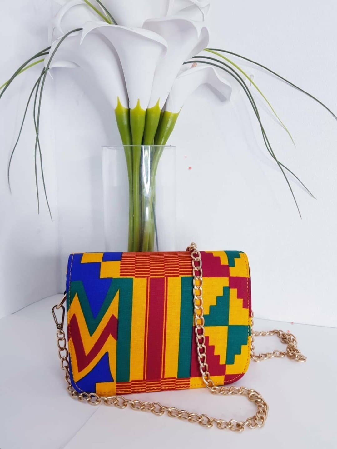 African Print Shoulder Bag Crossbody Ankara Print Bag - Titi – CUMO LONDON