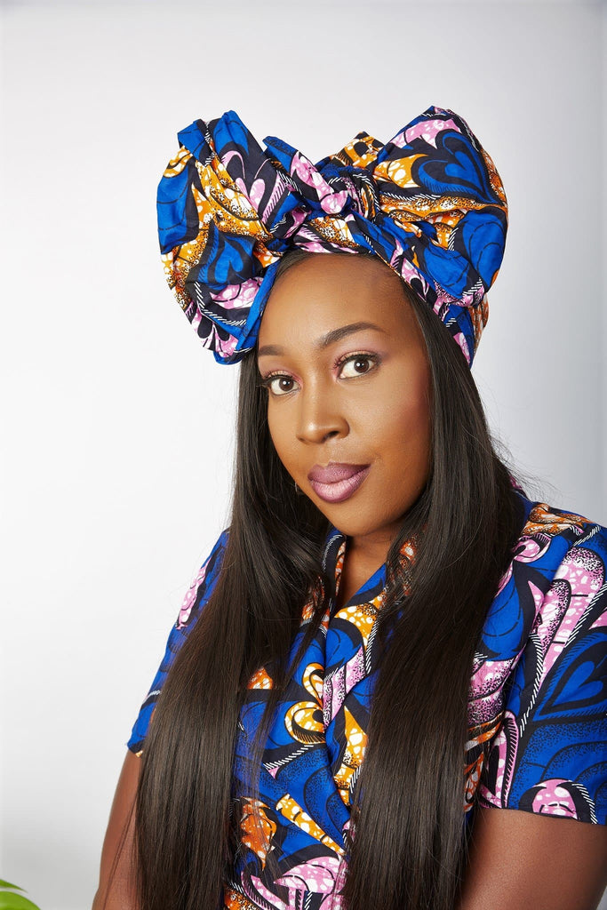African print headwrap | Headgear | Ankara headwrap| Wax print scarf | African print scarf | African headgear | beautiful African headwraps 