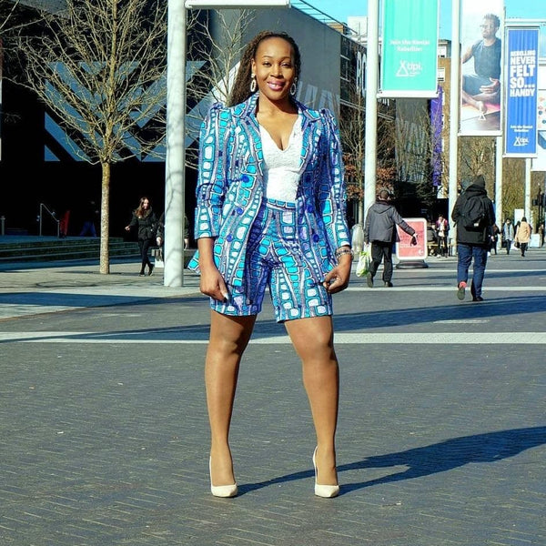 Nice African Print Blazer African Matching Outfit Shop CUMO London CUMO LONDON