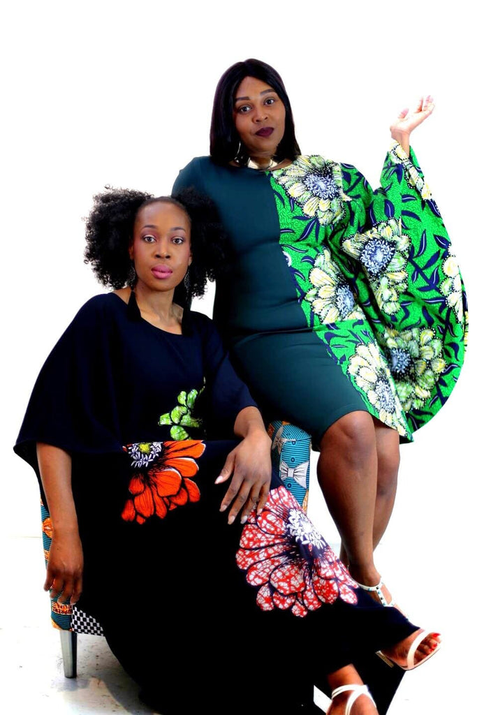 Embellished Ankara Inspired Bubu - African Clothing from CUMO LONDON