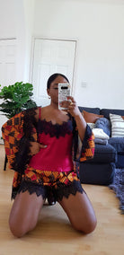 African sleepwear | African print Sleepwear | African print nightwear | African Print Pyjamas | Sleepwear for African women | sustainable nightwears | recycled nightwear | Ethically sourced fashion | ethically sourced clothing | handmade clothing | African clothing for women | Silk nightwear | Tribal prints | ethnic patterns | silk sleepwear | Sleepwear | African clothing UK | Black-owned fashion 