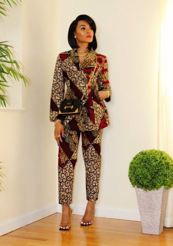 African Print Blazer | African print Jacket | African print Bomber Jacket | African Print Outerwear | Fall Fashion for African women | sustainable African Fashion | recycled African print clothing | Ethically sourced fashion | ethically sourced clothing | handmade clothing | African clothing for women | Ankara jacket | Tribal prints kimono | Floral African print clothing | Cotton Blazer | African print workwear | African clothing UK | Black-owned fashion brand | UK Based African Fashion Brand