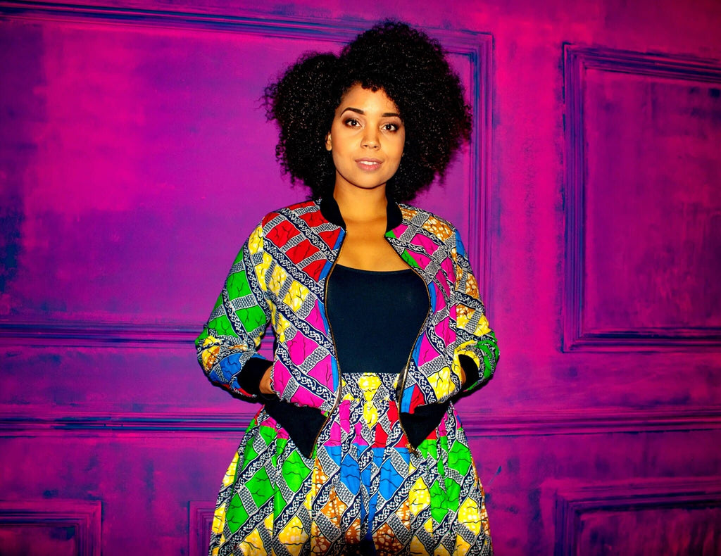 African Print Blazer | African print Jacket | African print Bomber Jacket | African Print Outerwear | Fall Fashion for African women | sustainable African Fashion | recycled African print clothing | Ethically sourced fashion | ethically sourced clothing | handmade clothing | African clothing for women | Ankara jacket | Tribal prints kimono | Floral African print clothing | Cotton Blazer | African print workwear | African clothing UK | Black-owned fashion brand | UK Based African Fashion Brand