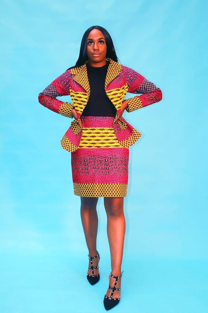  African Print Blazer | African print Jacket | African print Bomber Jacket | African Print Outerwear | Fall Fashion for African women | sustainable African Fashion | recycled African print clothing | Ethically sourced fashion | ethically sourced clothing | handmade clothing | African clothing for women | Ankara jacket | Tribal prints kimono | Floral African print clothing | Cotton Blazer | African print workwear | African clothing UK | Black-owned fashion brand | UK Based African Fashion Brand