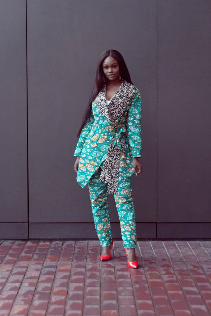 African Print Blazer | African print Jacket | African print Bomber Jacket | African Print Outerwear | Fall Fashion for African women | sustainable African Fashion | recycled African print clothing | Ethically sourced fashion | ethically sourced clothing | handmade clothing | African clothing for women | Ankara jacket | Tribal prints kimono | Floral African print clothing | Cotton Blazer | African print workwear | African clothing UK | Black-owned fashion brand | UK Based African Fashion Brand