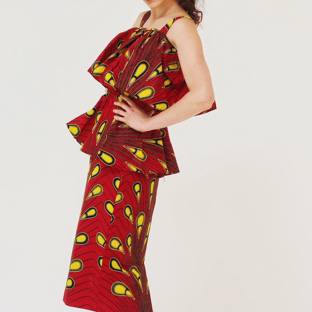African Print Ankara batik Pencil skirts - African Clothing from CUMO LONDON