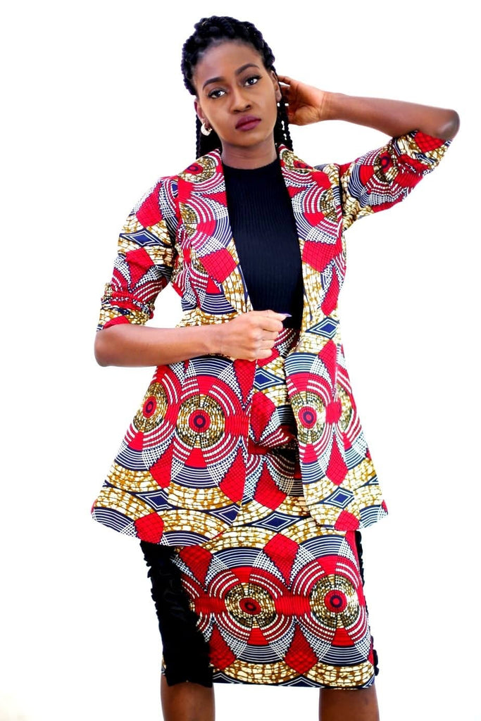  African Print Blazer | African print Jacket | African print Bomber Jacket | African Print Outerwear | Fall Fashion for African women | sustainable African Fashion | recycled African print clothing | Ethically sourced fashion | ethically sourced clothing | handmade clothing | African clothing for women | Ankara jacket | Tribal prints kimono | Floral African print clothing | Cotton Blazer | African print workwear | African clothing UK | Black-owned fashion brand | UK Based African Fashion Brand