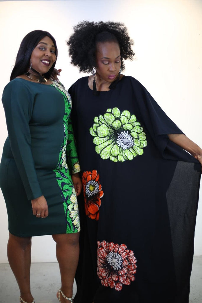 Embellished Ankara Inspired Bubu - African Clothing from CUMO LONDON